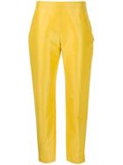 Aspesi Tailored Cropped Trousers - Yellow