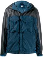 Cp Company Two Tone Utility-pocket Jacket - Blue