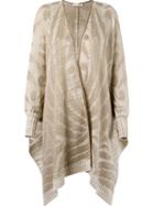 Cecilia Prado Tricot Cardi-coat, Women's, Size: Medium, Nude/neutrals, Acrylic/viscose