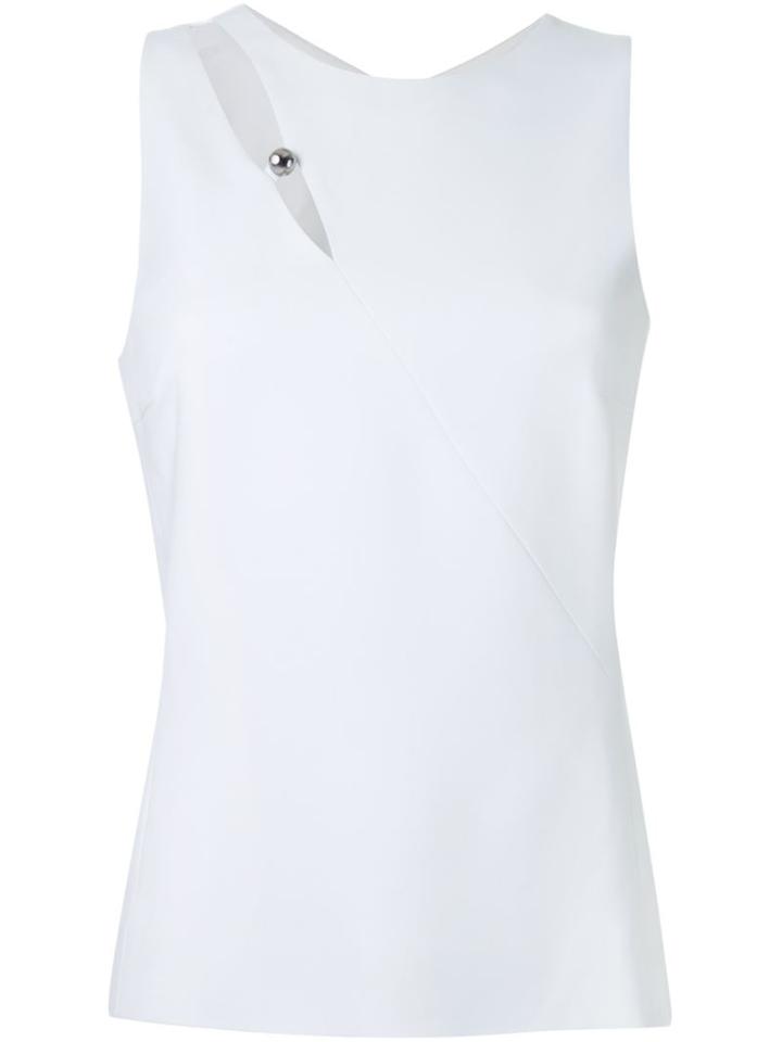 Mugler Cut-out Detail Sleeveless Top