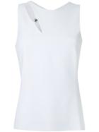 Mugler Cut-out Detail Sleeveless Top
