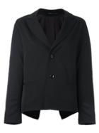 Yohji Yamamoto Cropped Jacket, Women's, Size: 1, Black, Cupro/wool