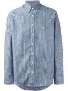 Etro - Striped Shirt - Men - Cotton - 39, Blue, Cotton