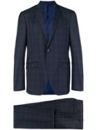 Etro Two-piece Check Suit - Blue