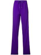 Nº21 Contrasting Stripes Trousers - Purple