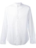 Costumein - Standup Collar Shirt - Men - Cotton - 46, White, Cotton