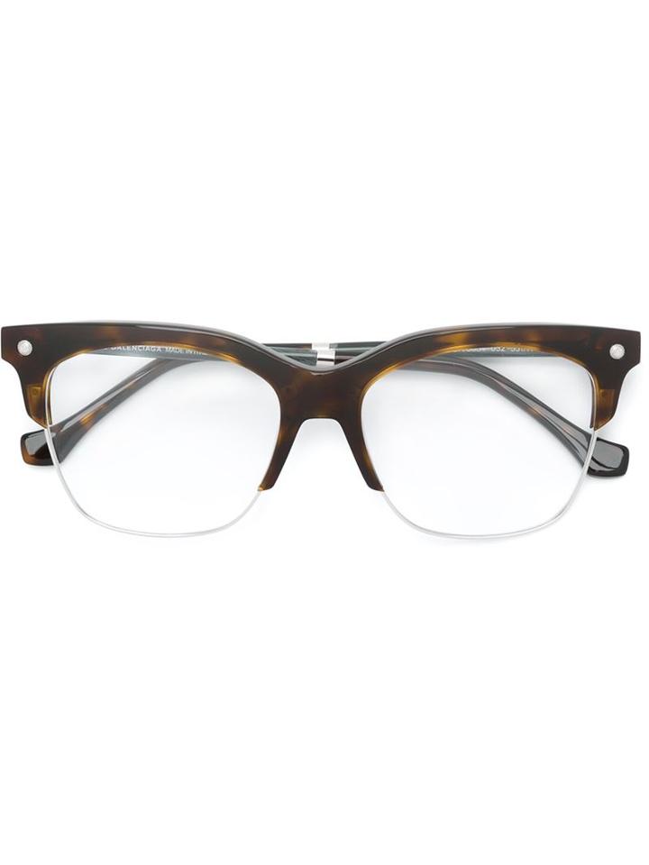 Balenciaga Square Frame Glasses