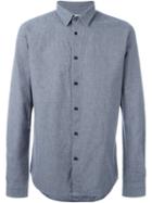 Folk 'storm' Shirt, Men's, Size: Large, Grey, Cotton/linen/flax