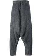 Lost & Found Rooms Drop Crotch Pants, Men's, Size: Xs, Grey, Cotton/linen/flax