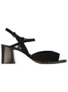 Robert Clergerie Penna Sandals, Women's, Size: 37.5, Black, Leather/suede