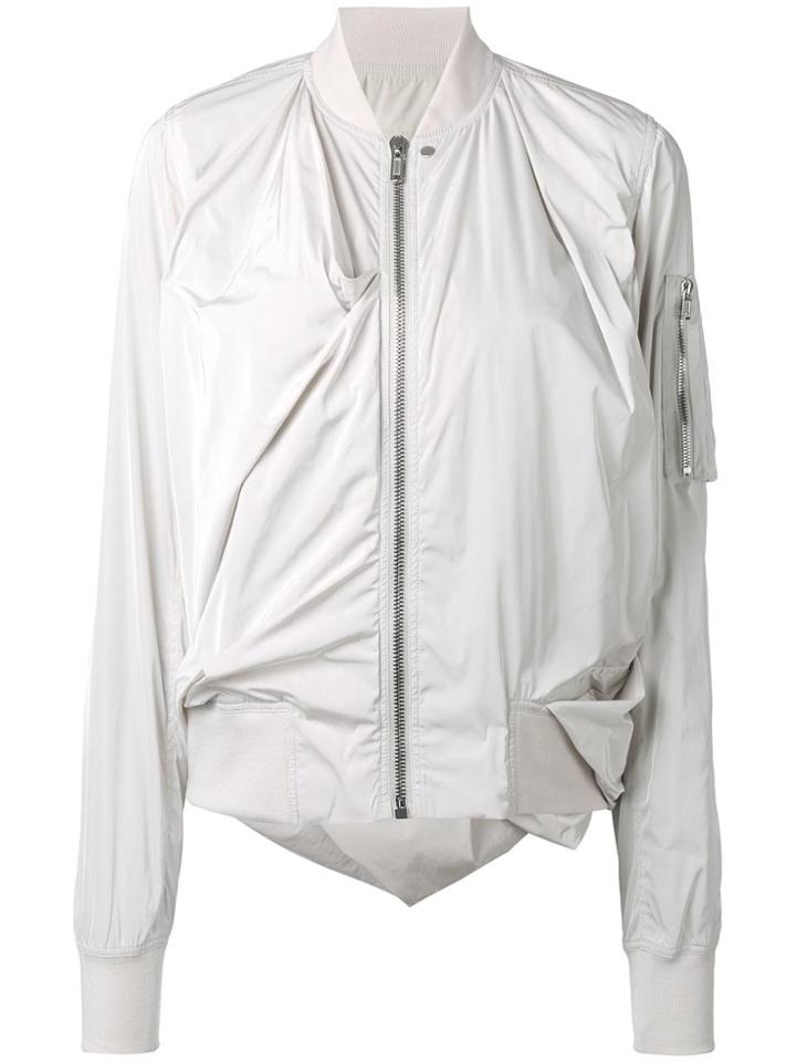 Rick Owens Swoop Bomber Jacket - Grey