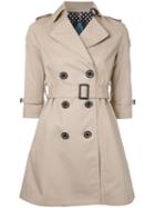 Guild Prime Three-quarter Sleeve Trench, Women's, Size: 34, Nude/neutrals, Cotton/polyester