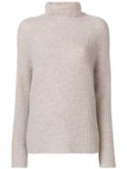 N.peal High Neck Ribbed Sweater - Nude & Neutrals