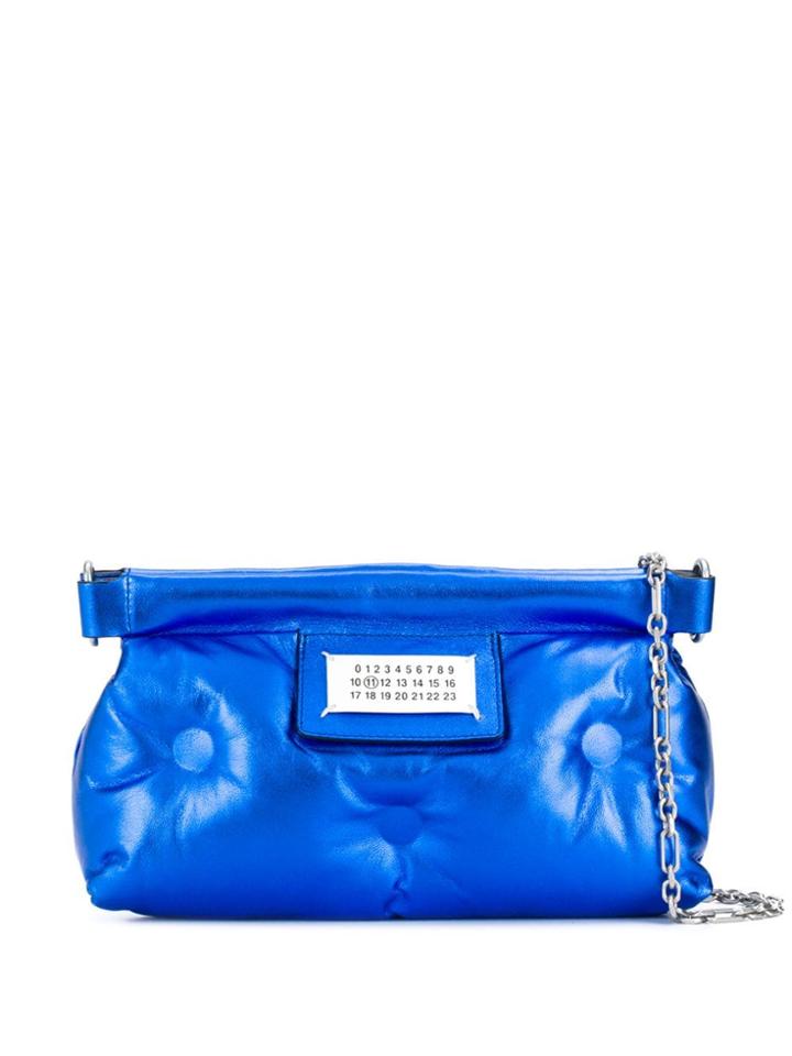 Maison Margiela Quilted Clutch Bag - Blue