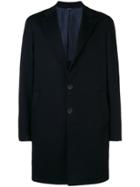 Loro Piana Cashmere Single-breasted Coat - Blue