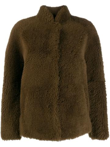 Sprung Frères Edina Shearling Jacket - Brown