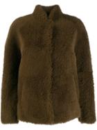 Sprung Frères Edina Shearling Jacket - Brown