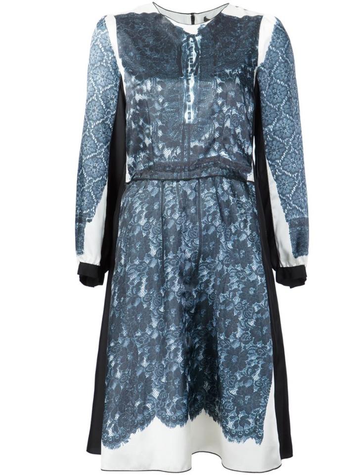 Marc Jacobs Trompe-l'ail Lace Print Dress