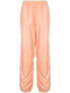 Supreme Logo Grid Tapered Trousers - Orange