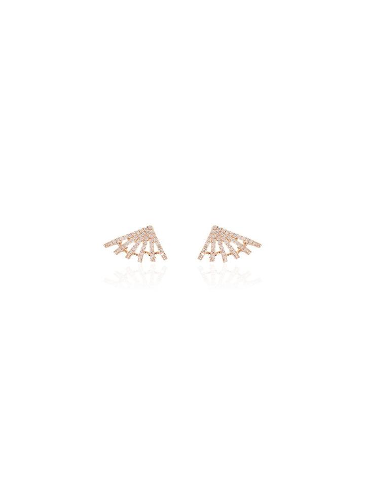 Dana Rebecca Designs 14kt Rose Gold Sarah Leah Diamond Earrings