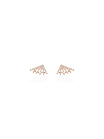 Dana Rebecca Designs 14kt Rose Gold Sarah Leah Diamond Earrings