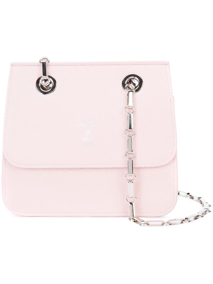 Mark Cross Small Chain Flap Bag - Pink & Purple