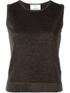 Allude Knit Tank Top, Women's, Size: Small, Black, Nylon/polyester