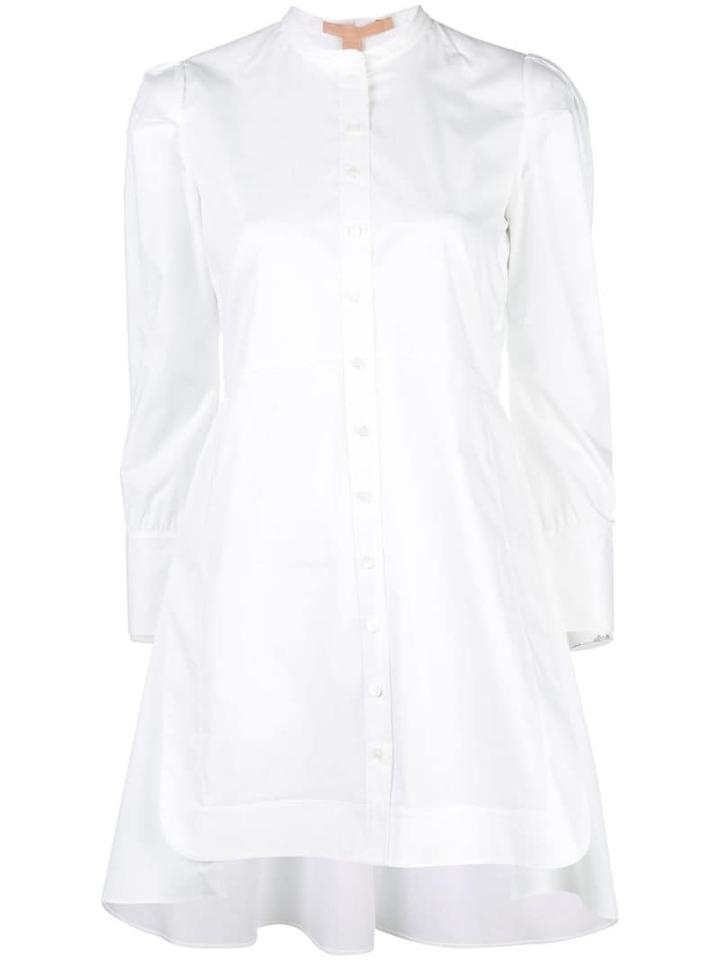 Brock Collection Mandarin Collar Shirt - White