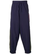 Ck Calvin Klein Loose-fit Track Pants - Blue