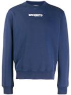 Off-white Skulls Printed Sweatshirt - Blue