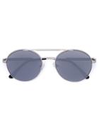 Vera Wang Round Frame Sunglasses, Women's, Grey, Metal Other