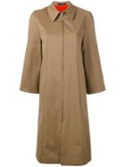 Single Breasted Coat - Women - Cotton/spandex/elastane - 40, Nude/neutrals, Cotton/spandex/elastane, Paul Smith