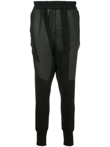 Nil0s Printed Tapered Sweatpants - Black