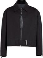 Mackintosh Black Cotton 0003 Oversized Flight Jacket