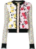 Alexander Mcqueen Floral Patchwork Jacquard Jacket - Multicolour