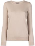N.peal Round Neck Knitted Sweater - Nude & Neutrals