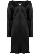 Maison Martin Margiela Pre-owned Silk Wrap Dress - Black