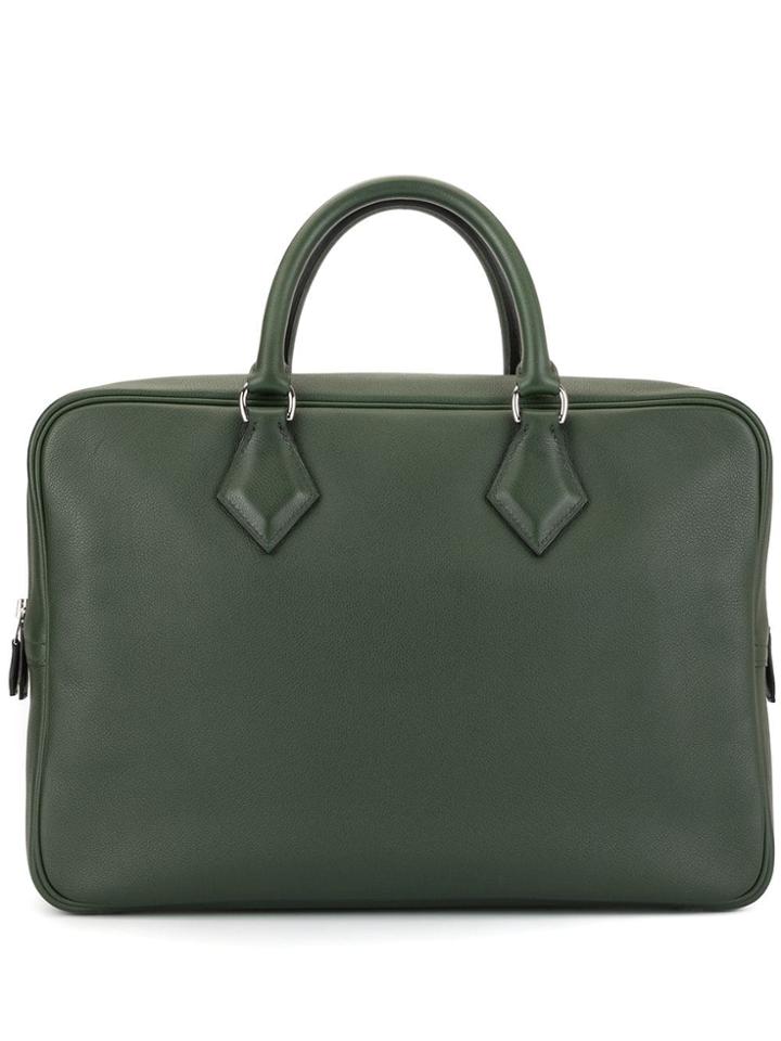 Hermès Pre-owned Plume 12h Business Hand Bag - Green