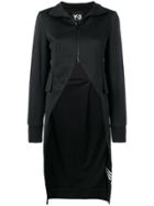 Y-3 Asymmetric Zipped Up Sweater - Black