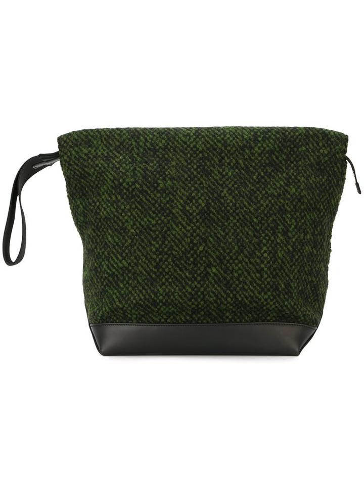 Marni Knitted 'bundle' Clutch, Women's, Green