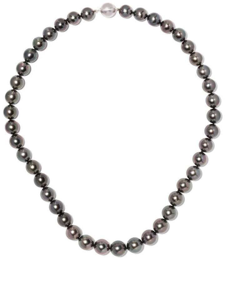 Yoko London 18kt White Gold Classic Tahitian Pearl Necklace - 7