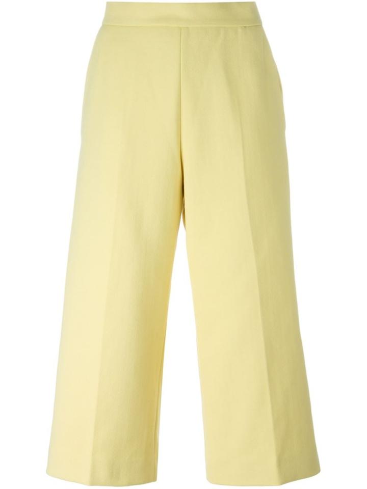 Marni Classic Culottes, Women's, Size: 42, Yellow/orange, Cotton/nylon/spandex/elastane