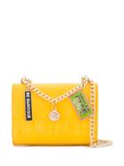 Versace Jeans Couture Charm Detail Shoulder Bag - Yellow