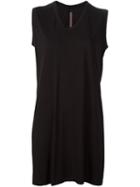 Rick Owens Lilies Scoop Neck Tank Top, Women's, Size: 42, Black, Cotton/polyamide/viscose