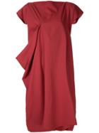 Issey Miyake Asymmetric Dress - Red