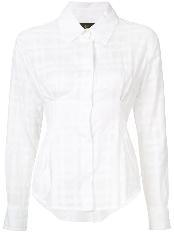 Vivienne Westwood Anglomania - 'ringstead' Shirt - Women - Cotton - 40, Women's, White, Cotton