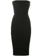 Rick Owens Strapless Fitted Dress, Women's, Size: 38, Black, Cotton/viscose/spandex/elastane