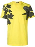 Neil Barrett Flower T-shirt - Yellow