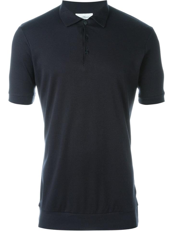 The White Briefs 'maier' Polo Shirt - Blue