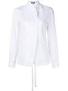 Ann Demeulemeester Tie Fastening Cotton Shirt